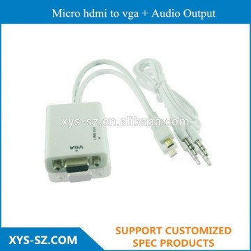 Micro hdmi to vga + Audio Output