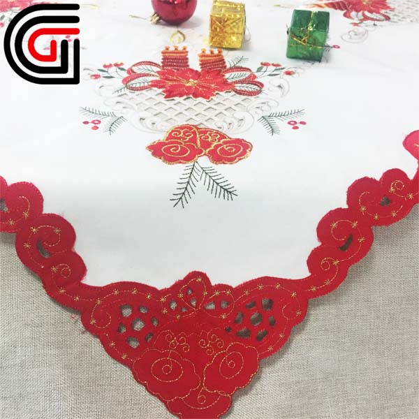 christmas embroidery tablecloths