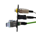 Montaje de panel D-Sub RJ45 Conector de enchufe USB