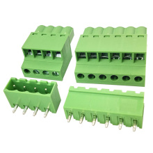 5.08mm pitch PCB same-direction flat-out plug-in female and male terminal block