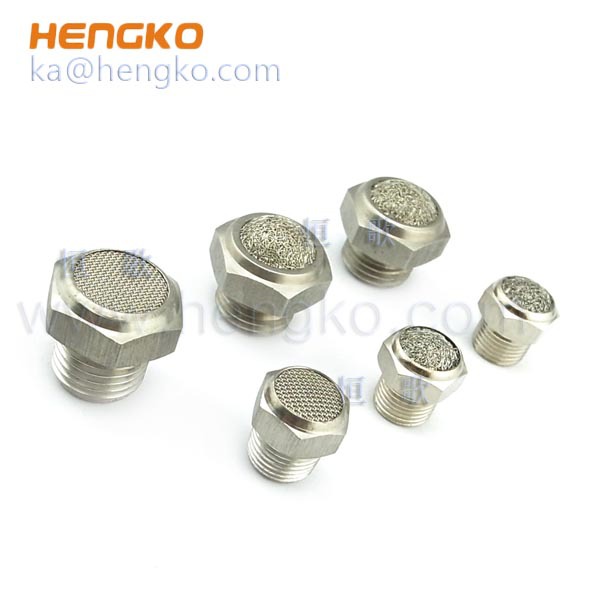 Sintered Stainless Steel Brass Bronze Ventilation Regulative Air Pneumatic Muffler