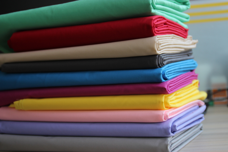 polyester cotton poplin dyed fabric