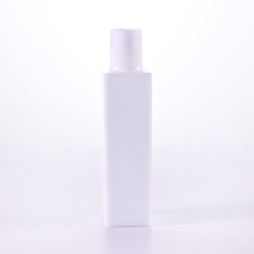 Square Opal White Glass Lotion Bottle