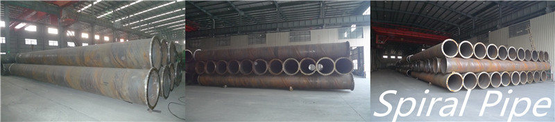 spiral steel large diameter welding pipes