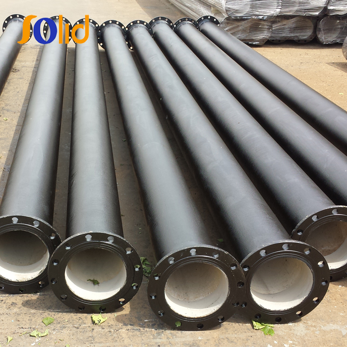 ISO2531 Blue Epoxy 100mm Ductile Iron Flange Pipe