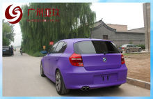Professional Stretchable Purple Matte Vinyl Wrap Derek