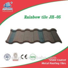 New building construction materials/ Color glazed steel sheet roofing/step tile