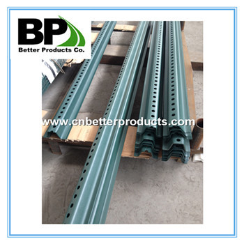 Perforated U-channel Traffic Sign Post