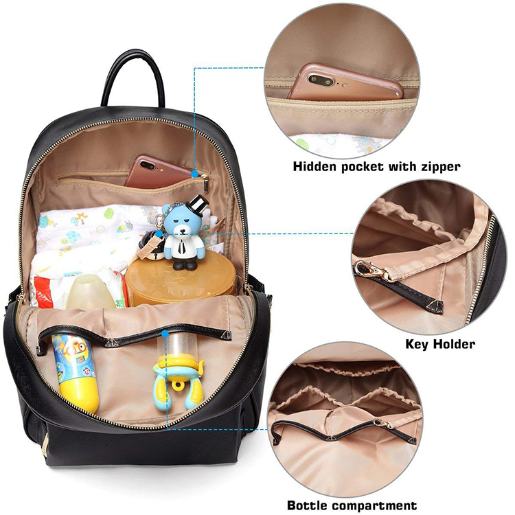 Leather Diaper Bag 8