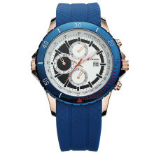 Focus CURREN Silicon Band Quartz Watch Men