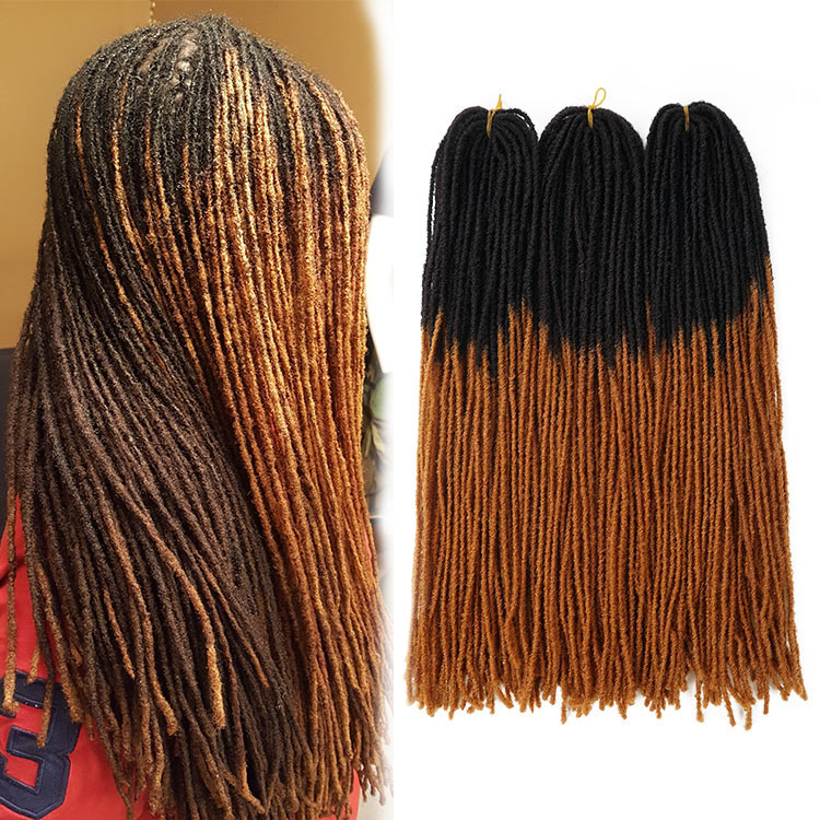 beyond beauty braiding hair micro crochet hair faux locs curly felt dreadlock extension hair locs