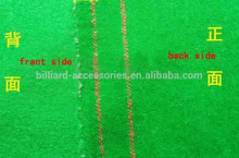 Durable 100% wool snooker pool table cloth, billiard cloth