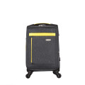 factory luggage trolley bags black suitcase for man