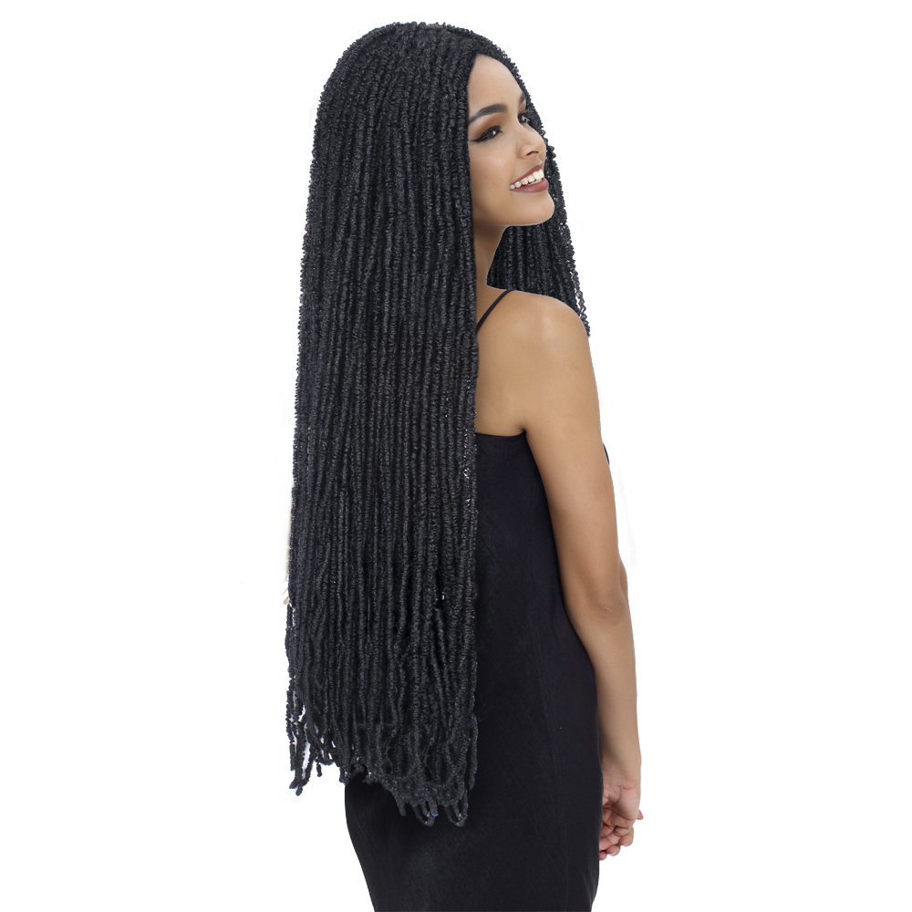 REBECCA  FASHION Super long crochet braiding hair kinky soft dreads braids jumbo mini curly twist synthetic hair for black woman