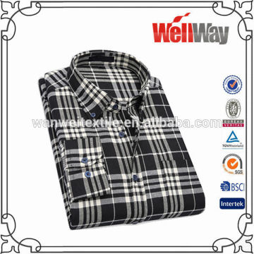 wholesale plain new design top brand casual flannel shirts men
