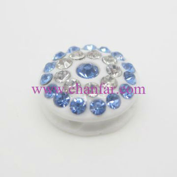 cheap resin paved crystal beads for bracelet jewelry