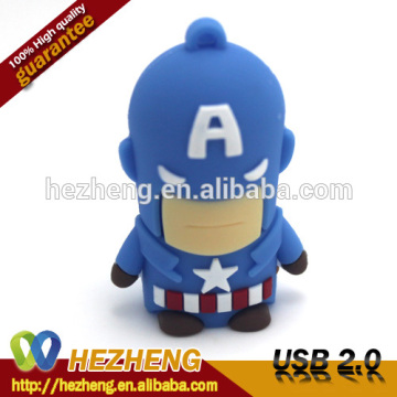 2GB Cartoon Captain America USB Flash Memory