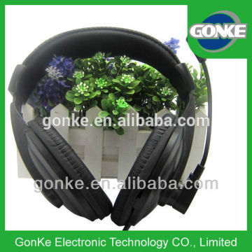 promotional novelty headphone with mic fashion cheap single side headphone with mic