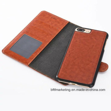Removable 2in1 Leather Wallet Cell Mobile Phone Case for iPhone