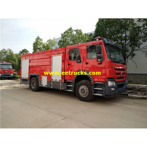 Camions de pompiers militaires 8ton HOWO