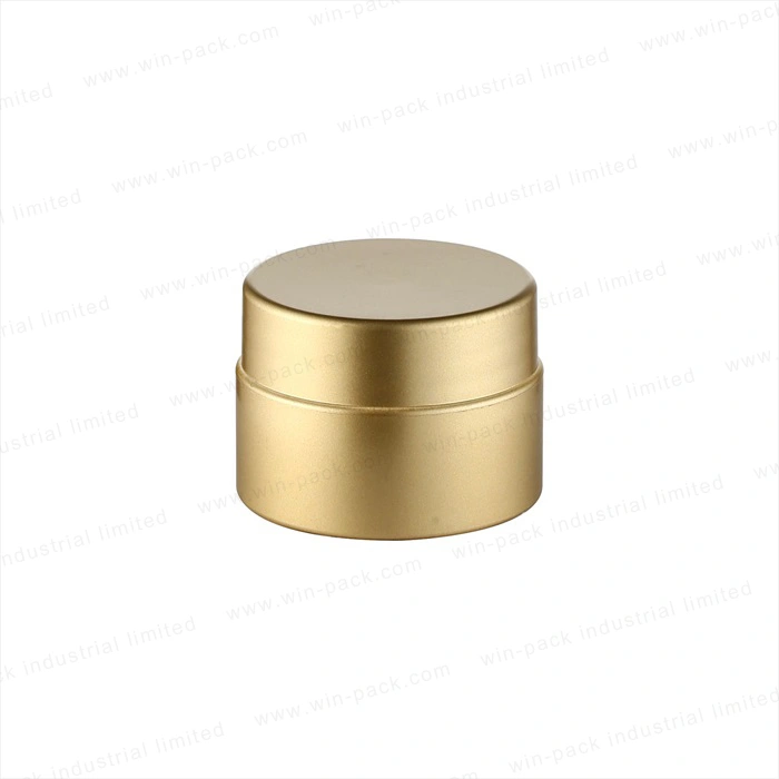 Winpack UV Coating Shiny Gold Plastic Jar and Cap for Cream Package