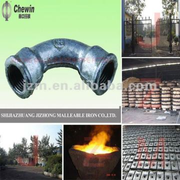 Electric Galvanized Malleable Iron Pipe Fitting, Bends