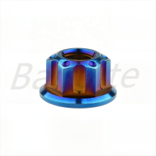 Titanium Torx Flange Nuts & Bolts: M6, M8, M10, M12 - 1.25 Pitch Wheel Nut Bolts