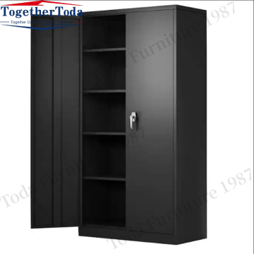 Open door metal lockers Office file cabinets