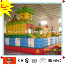 manufacturer high quality inflatable fun city game inflatable funcity slide for sale