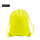 Yellow sport nylon packsack bag with draswtring