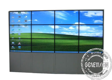 Super Wide Wall Mounted Lcd Displays / Thin Lcd For Advertising