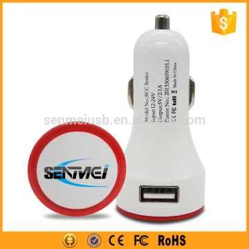 dual usb car charger, wholesale usb car charger mobile phone recharger, phone accessory