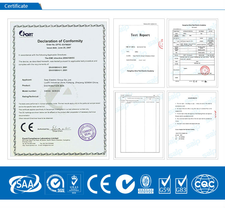 SAIP/SAIPWELL New Product Outlet With CE 220V AC Multi-Socket Electric Socket With Transparent Cover