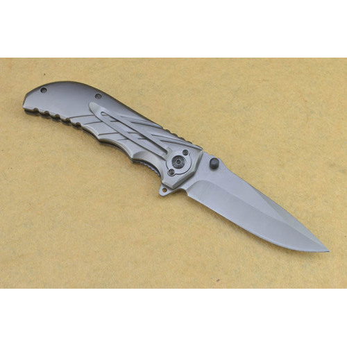 All Metal Steel Spring Assisted Pocket Knife