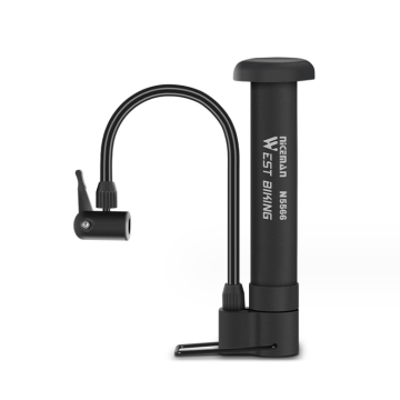 Portable MTB Bike Pump - 21060 Schrader Bicycle Foot Inflator