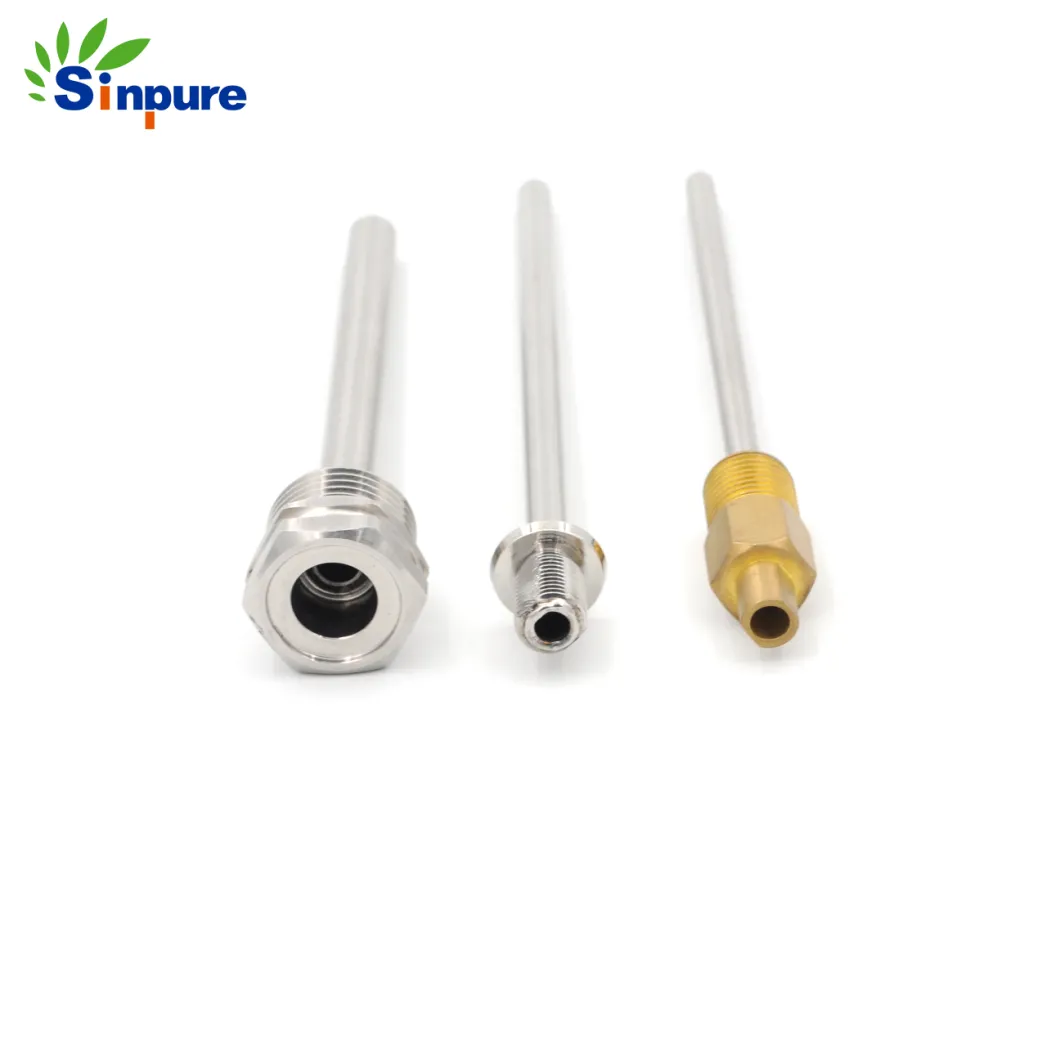 Sinpure Diameter Thin Wallness Brass Copper Tube/Pipe for Temperature Probe