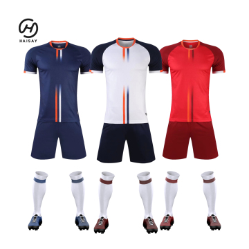 Factory Hot Selling Soccer Jersey Training Uniform Custom Printing Player Number Quick Dry Breathable Football Jersey Dropship