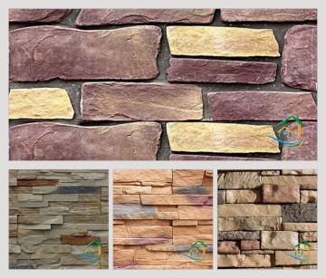 Stone texture imitation stone wall cladding
