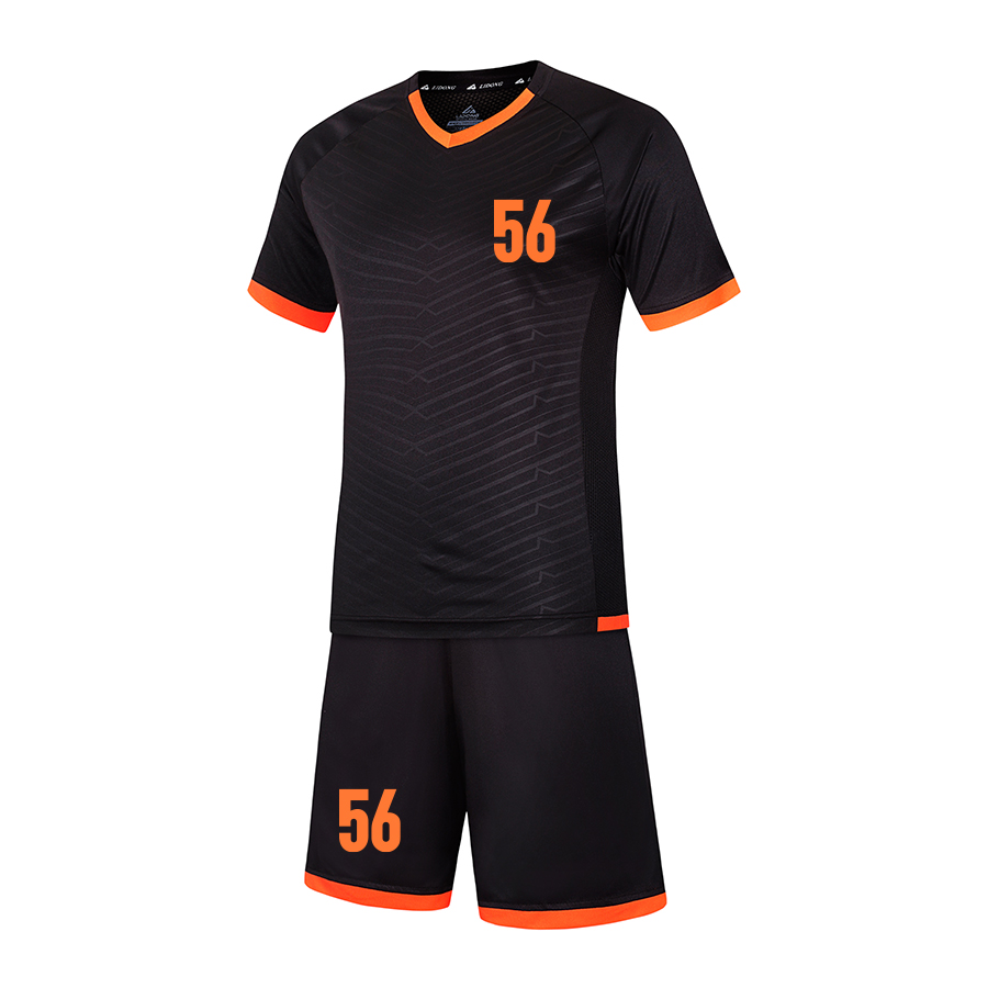 Maillots de football personnalisés col en V pour hommes enfants