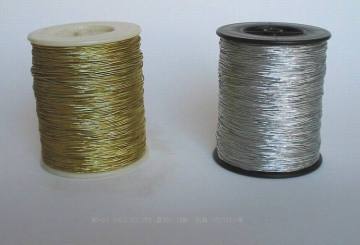 Factory provide high quality silver metallic elastic cord