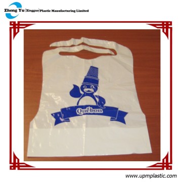 Custom Printed Fancy Disposable Plastic Bibs