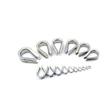 2.5mm wire rope thimble clevis stainless steel 316 tube cable thimble