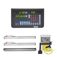 Ditron 3 Axis Glass Linear Encoder DRO Kit for Lathe Machine - 1um/5um Resolution