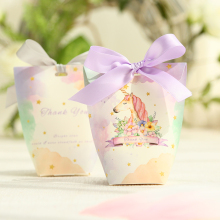 Fancy foldable wedding candy box