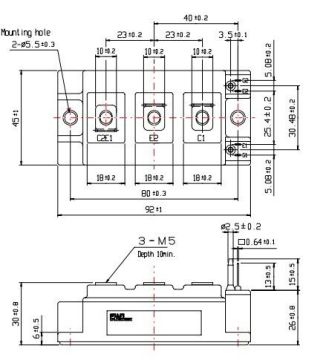 Igbt Power Module 2mbi400tb-060 Igbt Module  Fujitsu Igbt Power Module