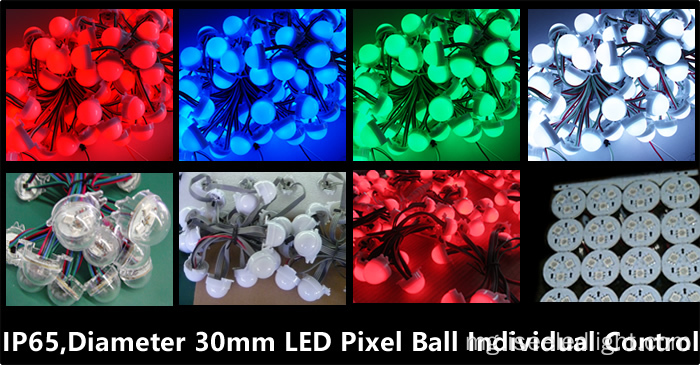 DMX 30mm SMD5050 RGB LED Pixel Disco Disco