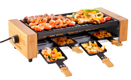 Korean Mini Indoor bamboo Barbecue Bbq Electric Grills