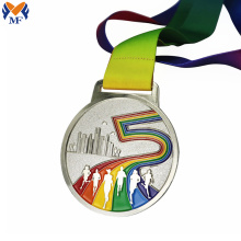 Best custom rainbow finisher medals for sale