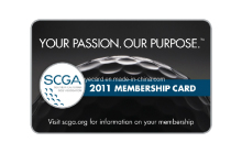 Upmarket VIP Membership Golf Score Card