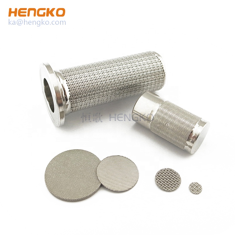 Customized sintered 5 10 20 40 100 500 micron stainless steel 316 filter mesh